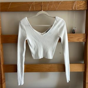 Basic white long sleeve!